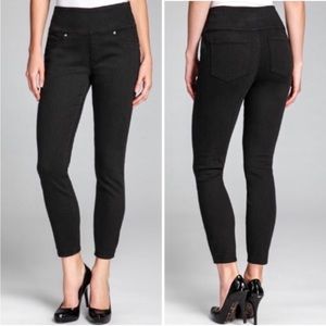 SPANX high wasited black denim leggings size large